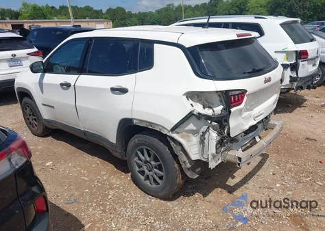 2018 Jeep Compass Sport Fwd z USA, uszkodzony, nr VIN 3C4NJCABXJT123085